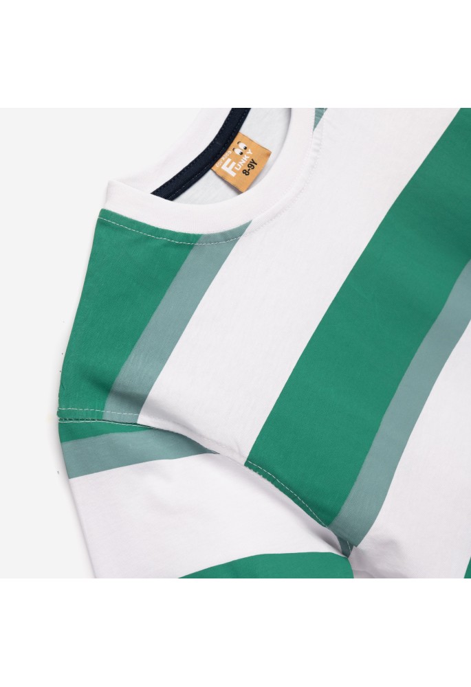 FUNKY Μπλούζα Κοντό Μανίκι Ριγέ 126-105127-1 WHITE STRIPE FUNKY Μπλούζα Κοντό Μανίκι Ριγέ 126-105127-1 WHITE STRIPE