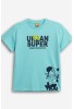 FUNKY Μπλούζα με Κοντό Μανίκι "Urban Super" 126-105135-1 Τιρκουάζ FUNKY Μπλούζα με Κοντό Μανίκι "Urban Super" 126-105135-1 Τιρκουάζ
