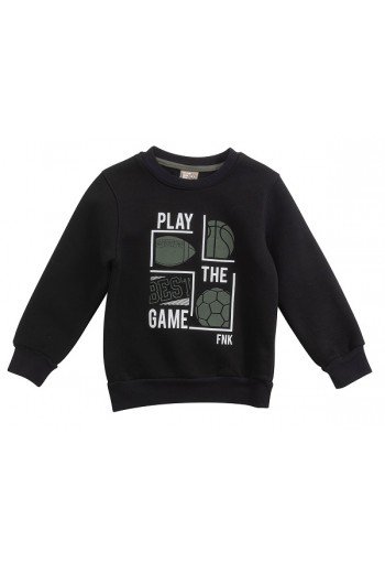 FUNKY Μπλούζα Play Game 222-392103-1 Μαύρο FUNKY Μπλούζα Play Game 222-392103-1 Μαύρο