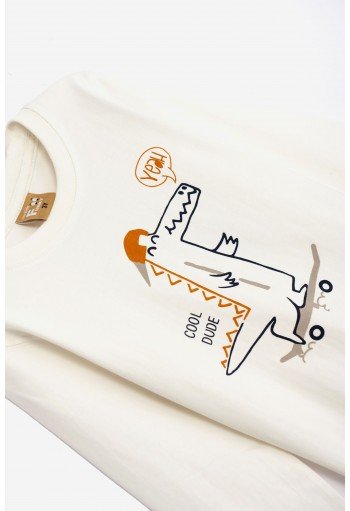 Funky Μπλούζα Εποχιακή Cool Dude 225-306115-1 Εκρού Funky Μπλούζα Εποχιακή Cool Dude 225-306115-1 Εκρού