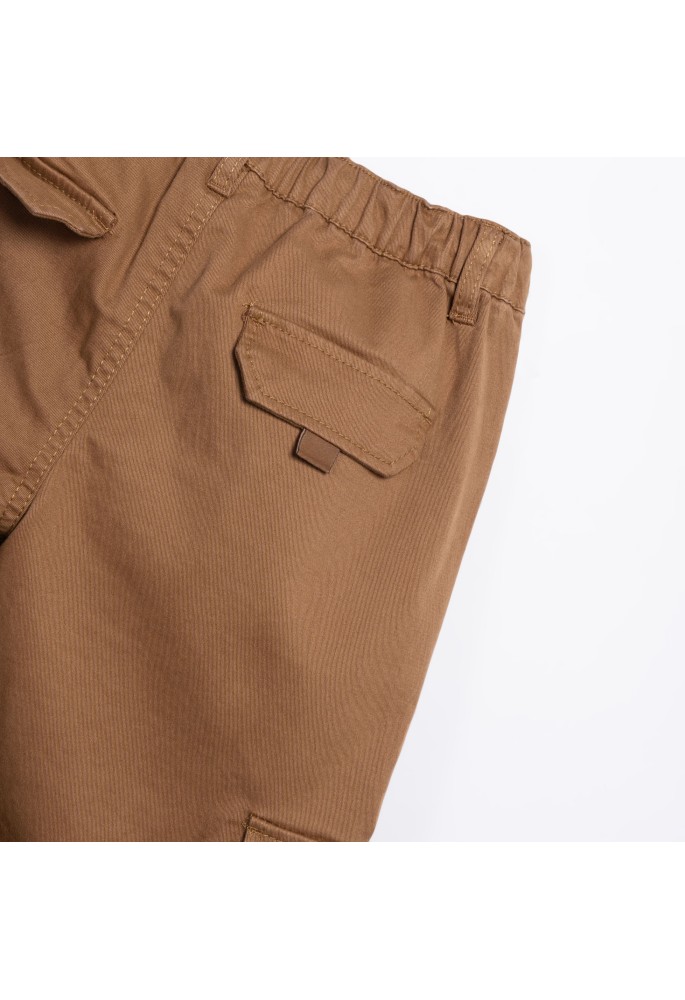 FUNKY Παντελόνι Καμπαρντίνα Λύκρα Cargo 226-111100-3 Καφέ FUNKY Παντελόνι Καμπαρντίνα Λύκρα Cargo 226-111100-3 Καφέ