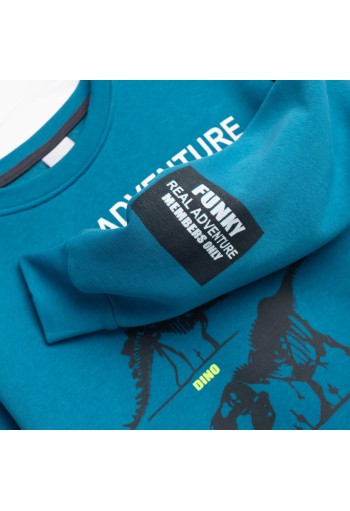 Funky Σετ Φόρμα Φούτερ Real Adventure 226-117107-1 Cyan-Anthracite