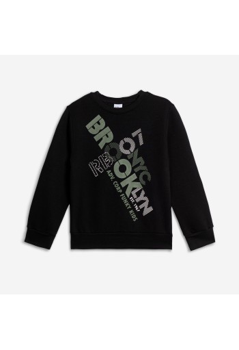 FUNKY Φούτερ ''Brooklyn'' 226-192105-1 Μαύρο
