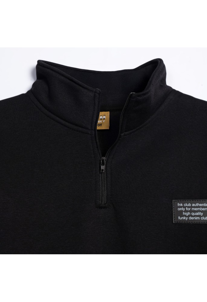 FUNKY Μπλούζα Fleece 226-192109-2 Μαύρο FUNKY Μπλούζα Fleece 226-192109-2 Μαύρο