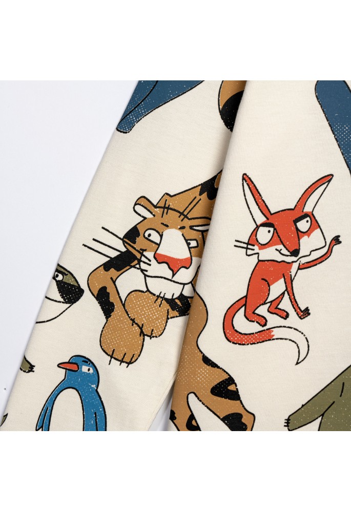 FUNKY Μπλούζα Εποχιακή Animals 226-306118-1 Ecru Allover