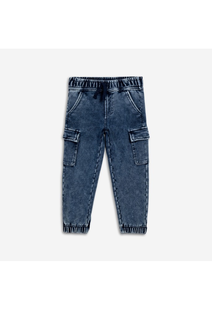 FUNKY Παντελόνι Μαλακό Τζιν Cargo 226-312104-1 Μπλε FUNKY Παντελόνι Μαλακό Τζιν Cargo 226-312104-1 Μπλε