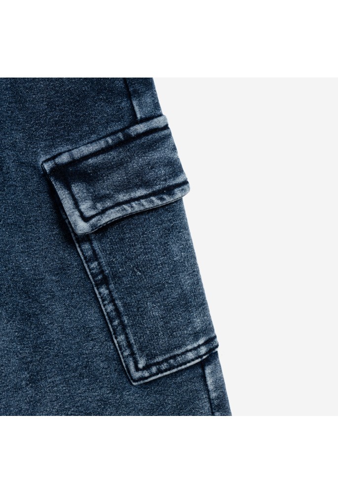 FUNKY Παντελόνι Μαλακό Τζιν Cargo 226-312104-1 Μπλε FUNKY Παντελόνι Μαλακό Τζιν Cargo 226-312104-1 Μπλε