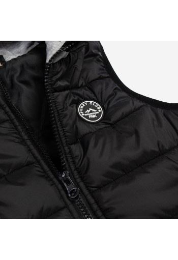 FUNKY Τζάκετ Αμάνικο με Κουκούλα 226-318106-1 Μαύρο FUNKY Τζάκετ Αμάνικο με Κουκούλα 226-318106-1 Μαύρο