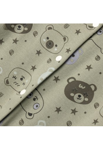 FUNKY Φορμάκι Ολόσωμο "Bears" 227-050101-2 Χακί