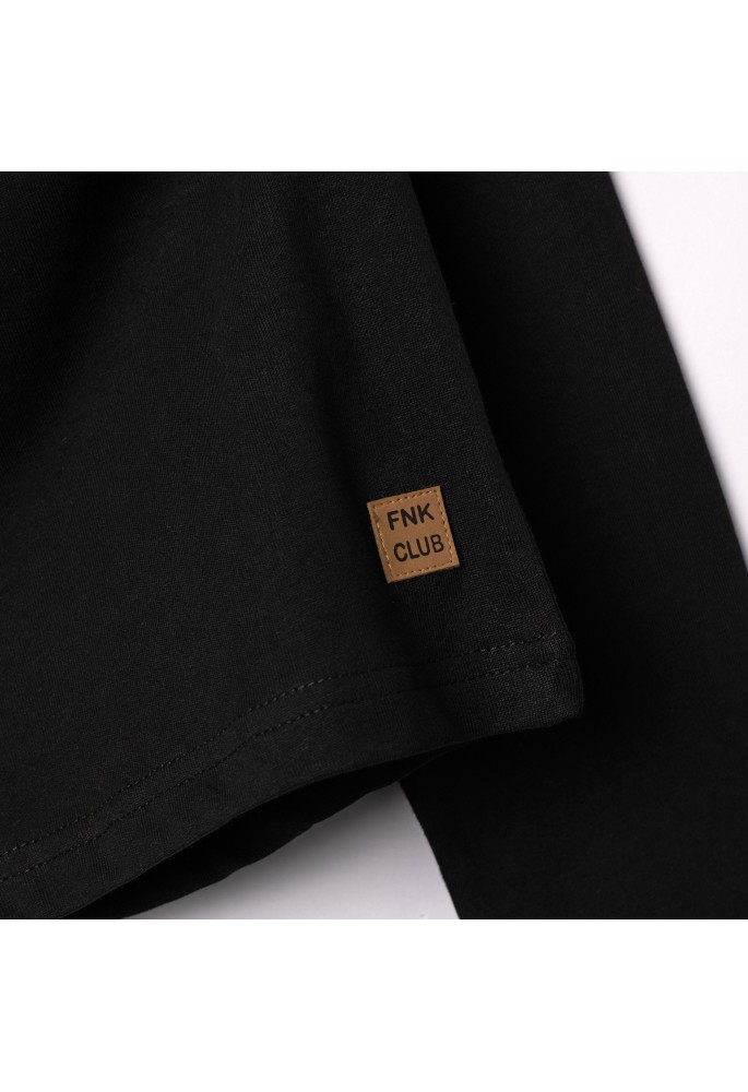 FUNKY Μπλούζα με Μακρύ Μανίκι "Be Real" 227-106100-3 Μαύρο FUNKY Μπλούζα με Μακρύ Μανίκι "Be Real" 227-106100-3 Μαύρο