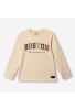 FUNKY Μπλούζα με Μακρύ Μανίκι "Boston" 227-106120-1 Παγόβουνο