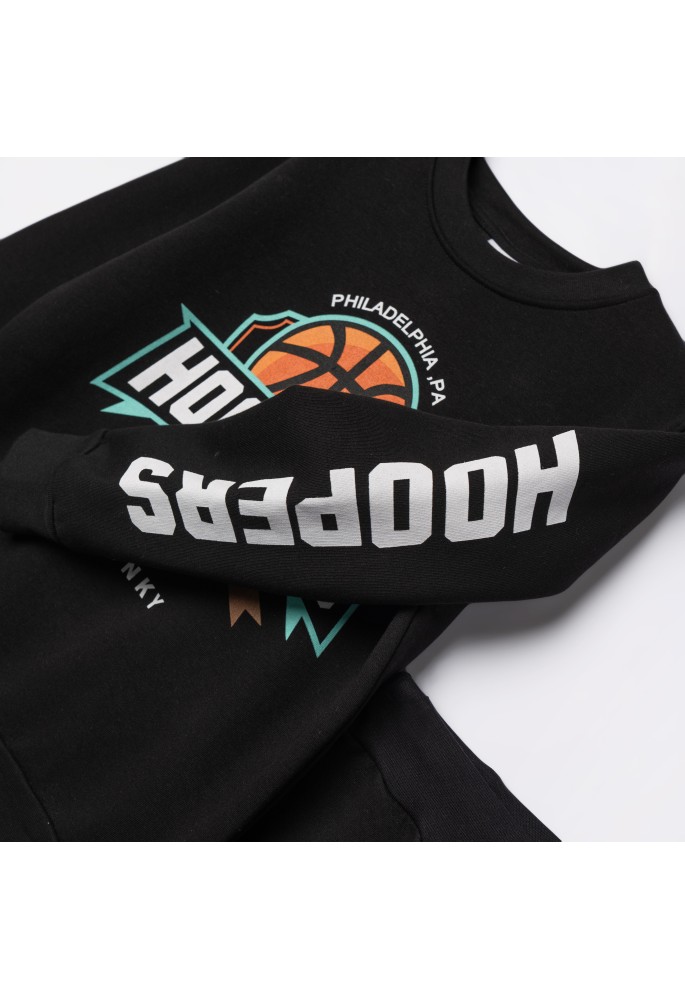 FUNKY Σετ Μπλούζα Φούτερ και Παντελόνι Φόρμας "HOOPERS" 227-117135-1 Μαύρο FUNKY Σετ Μπλούζα Φούτερ και Παντελόνι Φόρμας "HOOPERS" 227-117135-1 Μαύρο