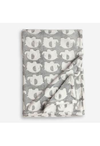 FUNKY Κουβερτούλα Bρεφική "Elephant" 227-220100-3 Γκρι FUNKY Κουβερτούλα Bρεφική "Elephant" 227-220100-3 Γκρι