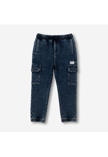 FUNKY Παντελόνι Τζιν Cargo 227-312103-1 Μπλε
