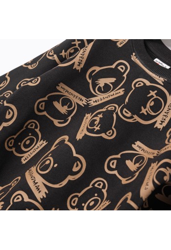 FUNKY Σετ Μπλούζα Φούτερ και Παντελόνι Φόρμας "Bears" 227-317125-2 Μαύρο/Καπουτσίνο FUNKY Σετ Μπλούζα Φούτερ και Παντελόνι Φόρμας "Bears" 227-317125-2 Μαύρο/Καπουτσίνο