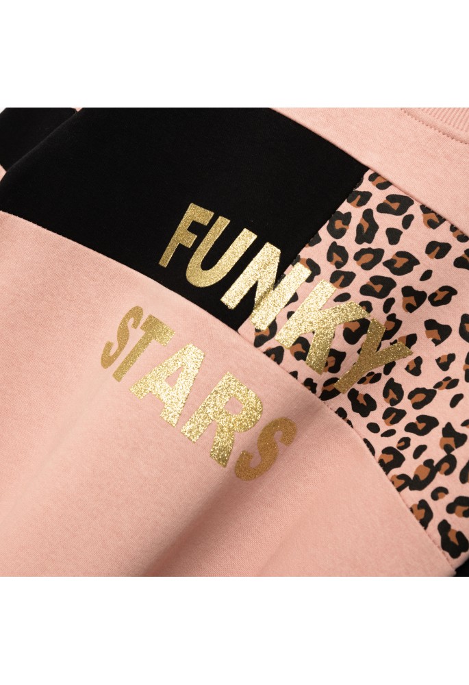 FUNKY Σετ Μπλούζα Φούτερ και Παντελόνι Φόρμας "Funky Stars" 227-517139-1 Powder Pink/Black-Powder Pink/Black FUNKY Σετ Μπλούζα Φούτερ και Παντελόνι Φόρμας "Funky Stars" 227-517139-1 Powder Pink/Black-Powder Pink/Black