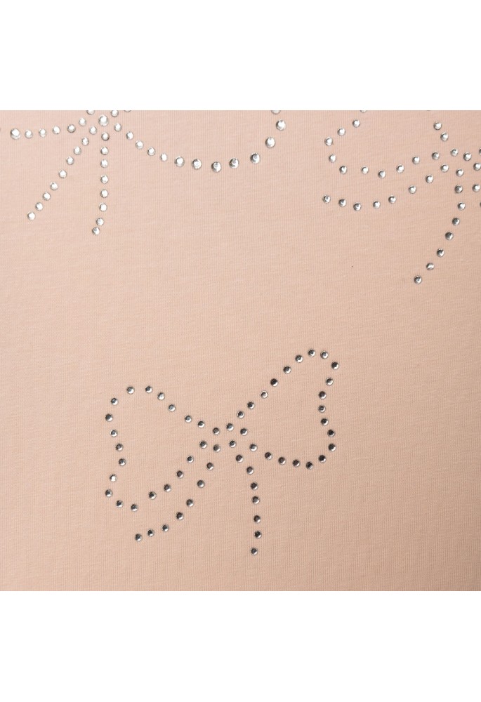 FUNKY Μπλούζα με Στρας "Bows" 227-706106-2 Ροζ FUNKY Μπλούζα με Στρας "Bows" 227-706106-2 Ροζ