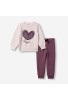 FUNKY Σετ Μπλούζα Φούτερ και Παντελόνι Φόρμας "Purple Heart" 227-717110-2 Light Pink-Rotted Apple FUNKY Σετ Μπλούζα Φούτερ και Παντελόνι Φόρμας "Purple Heart" 227-717110-2 Light Pink-Rotted Apple