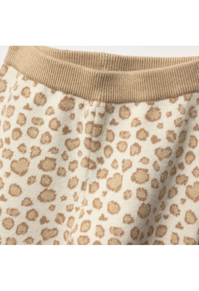FUNKY Σετ Μπλούζα και Παντελόνι με Animal Print 227-723121-1 Μπεζ