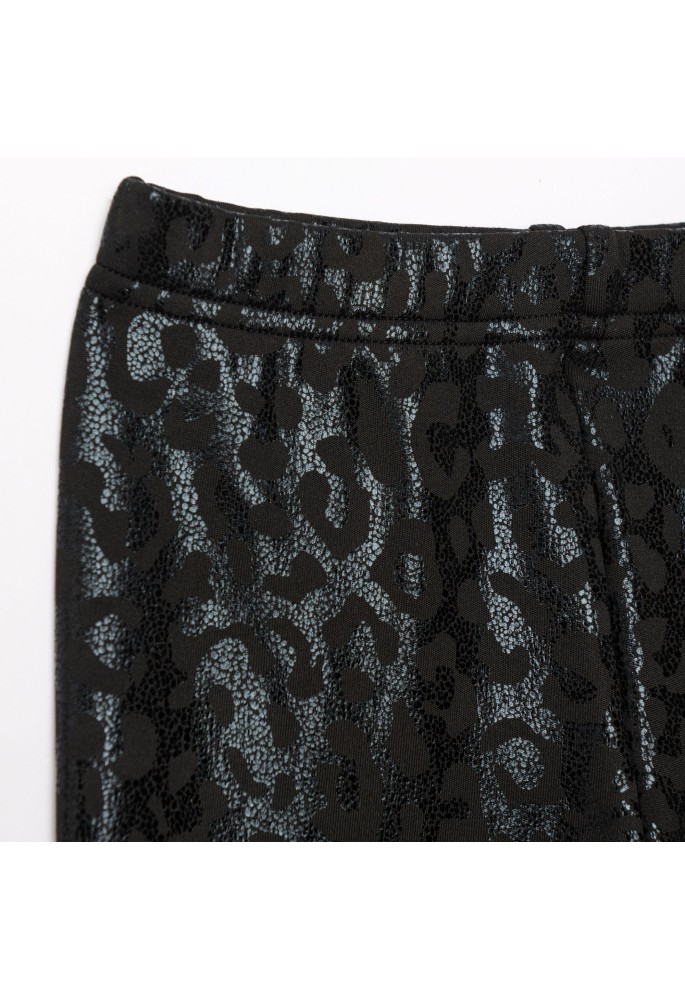 FUNKY Κολάν με Animal Print 227-734115-1 Μαύρο FUNKY Κολάν με Animal Print 227-734115-1 Μαύρο