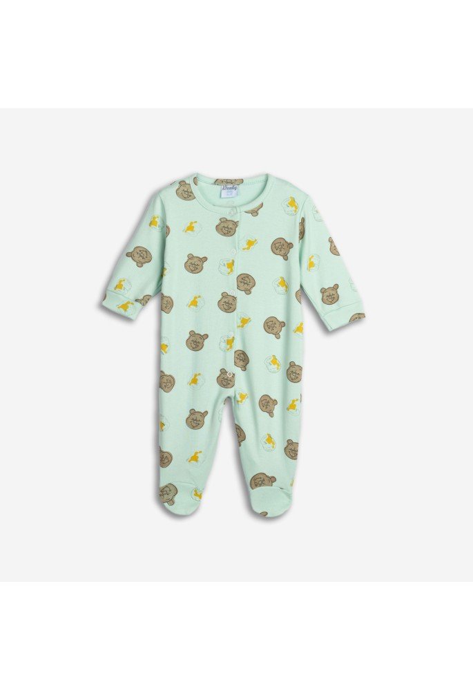 FUNKY Φορμάκι με Μακρύ Μανίκι Bear and Honey 125-050131-1 Φυστικί