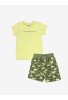 Funky Σετ Μπλούζα και Βερμούδα Wild world 124-301119-1 Λαχανί Funky Σετ Μπλούζα και Βερμούδα Wild world 124-301119-1 Λαχανί