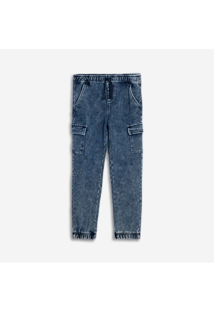 FUNKY Παντελόνι Τζιν Μαλακό Λύκρα Cargo 226-112106-1 Μπλε FUNKY Παντελόνι Τζιν Μαλακό Λύκρα Cargo 226-112106-1 Μπλε