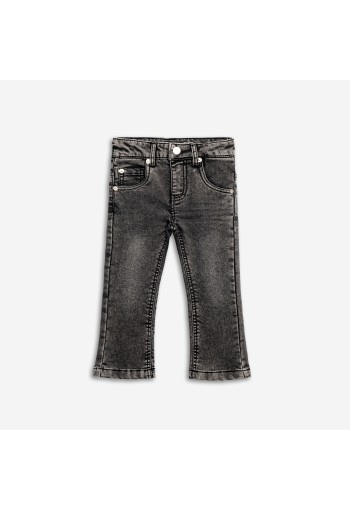 FUNKY Παντελόνι Τζιν Λύκρα Μαλακό Με Animal Print Λεπτομέρειες Στις Τσέπες 226-712101-1 Black