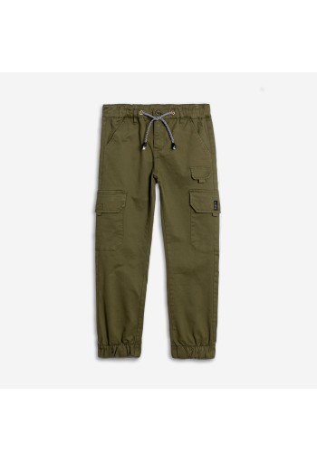 FUNKY Παντελόνι Καμπαρντίνα Λύκρα Cargo 226-111100-2 olive nut