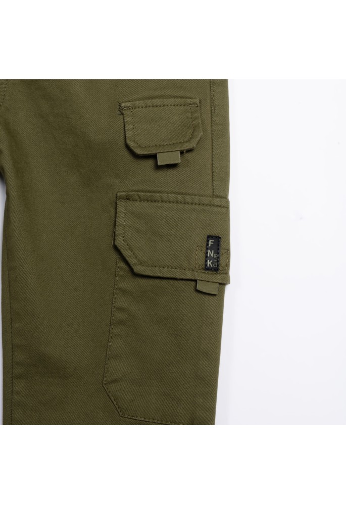 FUNKY Παντελόνι Καμπαρντίνα Λύκρα Cargo 226-111100-2 olive nut FUNKY Παντελόνι Καμπαρντίνα Λύκρα Cargo 226-111100-2 olive nut