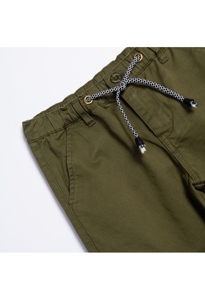 FUNKY Παντελόνι Καμπαρντίνα Λύκρα Cargo 226-111100-2 olive nut FUNKY Παντελόνι Καμπαρντίνα Λύκρα Cargo 226-111100-2 olive nut