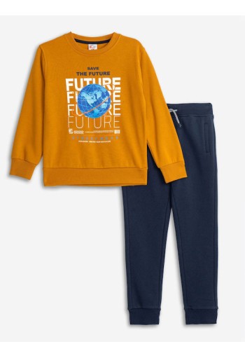 FUNKY Σετ Μπλούζα Φούτερ Earth και Παντελόνι Φόρμας 225-117119-1 Nugget