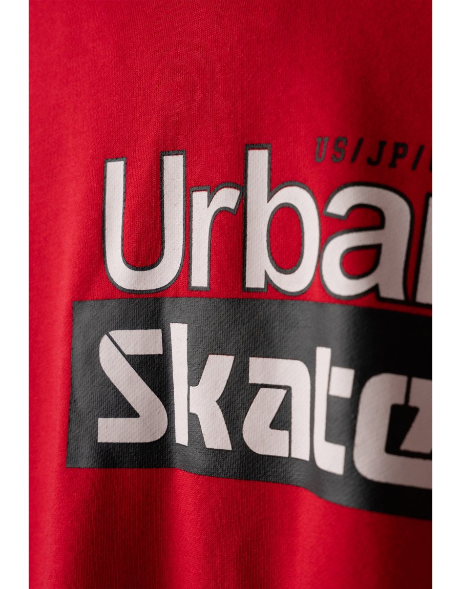 Hashtag Σετ Φούτερ και Παντελόνι Φόρμας Εποχιακή Urban Skater 243713 Κόκκινο