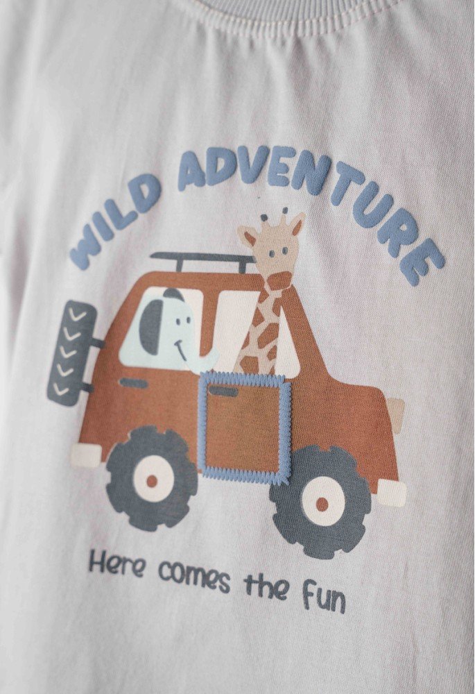 Hashtag Σετ 3 τμχ Μπλούζα - Βερμούδα - Καπέλο Wild Adventure 254614 Πάγου Hashtag Σετ 3 τμχ Μπλούζα - Βερμούδα - Καπέλο Wild Adventure 254614 Πάγου