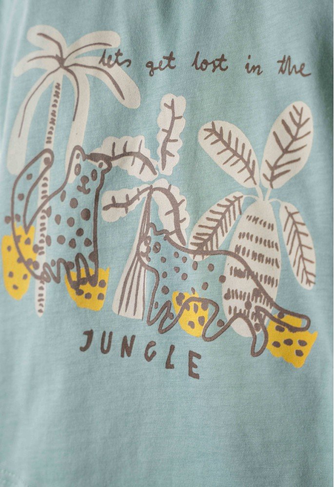 Hashtag Σετ 3 τμχ Μπλούζα - Βερμούδα - Καπέλο Jungle 254618 Μέντα Hashtag Σετ 3 τμχ Μπλούζα - Βερμούδα - Καπέλο Jungle 254618 Μέντα