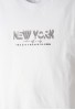 Hashtag Μπλούζα Κοντό Μανίκι New York 266703 Λευκό Hashtag Μπλούζα Κοντό Μανίκι New York 266703 Λευκό