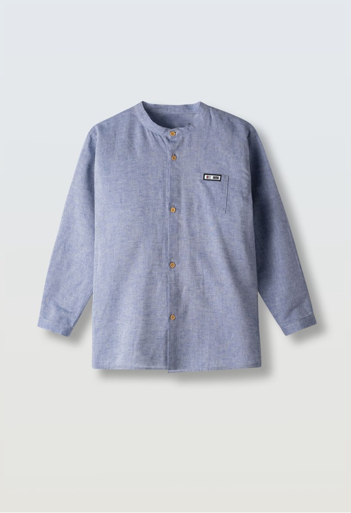HASHTAG Πουκάμισο 266721 Μπλε HASHTAG Πουκάμισο 266721 Μπλε