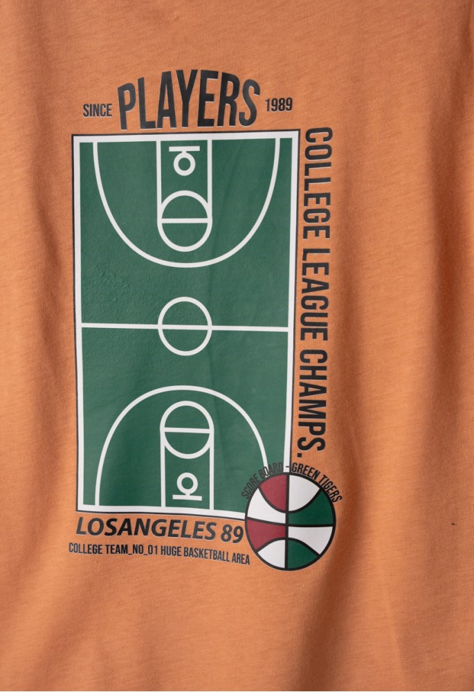 HASHTAG Σετ Μπλούζα με Κοντό Μανίκι και Βερμούδα "Los Angeles" 266738 Πορτοκαλί HASHTAG Σετ Μπλούζα με Κοντό Μανίκι και Βερμούδα "Los Angeles" 266738 Πορτοκαλί