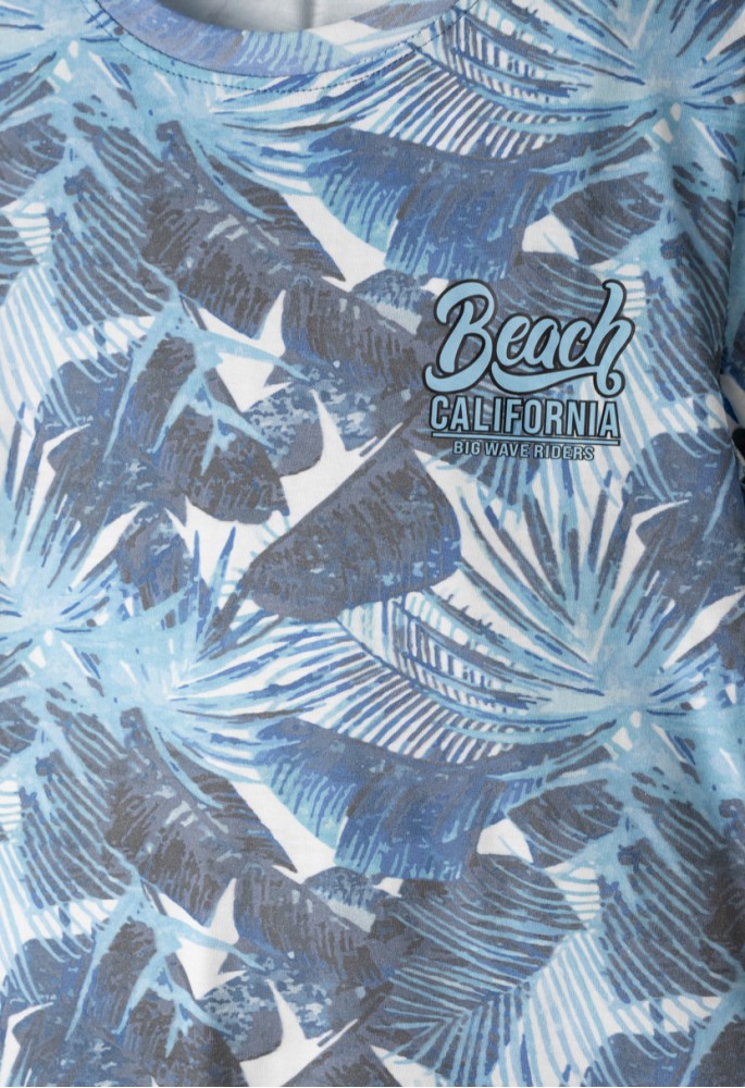 HASHTAG Σετ Μπλούζα με Κοντό Μανίκι και Βερμούδα Υφασμάτινη 266744 Μπλε HASHTAG Σετ Μπλούζα με Κοντό Μανίκι και Βερμούδα Υφασμάτινη 266744 Μπλε