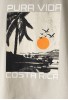 HASHTAG Σετ Μπλούζα με Κοντό Μανίκι και Σορτς "Costa Rica" 266813 Άμμου