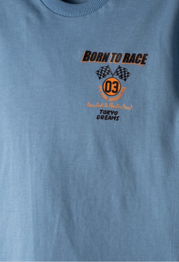 HASHTAG Μπλούζα "Born to Race" 266830 Μπλε HASHTAG Μπλούζα "Born to Race" 266830 Μπλε