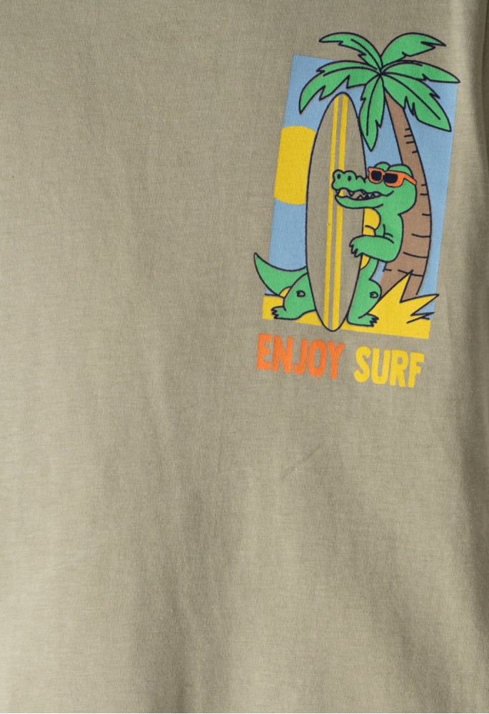 HASHTAG Σετ Μπλούζα με Κοντό Μανίκι και Σορτς "Enjoy Surf" 266836 Λαδί HASHTAG Σετ Μπλούζα με Κοντό Μανίκι και Σορτς "Enjoy Surf" 266836 Λαδί