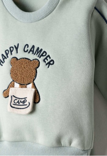 HASHTAG Σετ Φούτερ και Παντελόνι Φόρμας Cargo "Happy Camper" 267601 Μέντα HASHTAG Σετ Φούτερ και Παντελόνι Φόρμας Cargo "Happy Camper" 267601 Μέντα