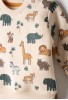 HASHTAG Σετ Φούτερ και Παντελόνι Φόρμας "Animals" 267603 Μπεζ HASHTAG Σετ Φούτερ και Παντελόνι Φόρμας "Animals" 267603 Μπεζ
