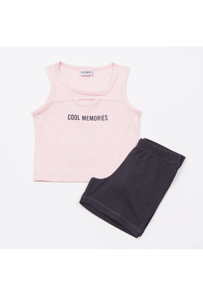 TRAX Σετ Τοπ και Σορτς "Cool Memories" 49133 Daisy