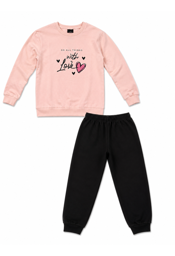 TRAX Πιτζάμα "With Love" 50492 Ροζ TRAX Πιτζάμα "With Love" 50492 Ροζ