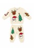 TRAX Σετ Εποχιακό Μπλούζα και Παντελόνι "Christmas" 50552 Cream TRAX Σετ Εποχιακό Μπλούζα και Παντελόνι "Christmas" 50552 Cream