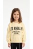 TRAX Σετ Μπλούζα και Κολάν "Los Angeles" 50613 Cream TRAX Σετ Μπλούζα και Κολάν "Los Angeles" 50613 Cream