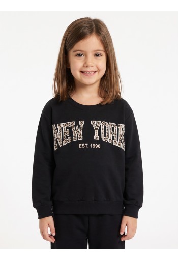 TRAX Σετ Μπλούζα Φούτερ και Παντελόνι Φόρμας "New York" 50625 Μαύρο TRAX Σετ Μπλούζα Φούτερ και Παντελόνι Φόρμας "New York" 50625 Μαύρο
