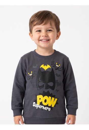 TRAX Πιτζάμα "Pow Superhero" 50993 Ανθρακί TRAX Πιτζάμα "Pow Superhero" 50993 Ανθρακί
